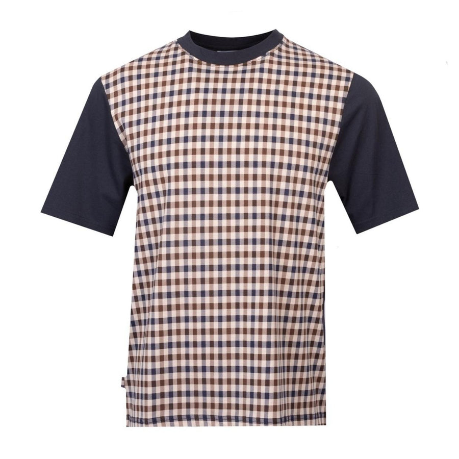 Aquascutum Active Side Club Check T-Shirt