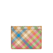 Vivienne Westwood Heather Plaid Flat Card Holder