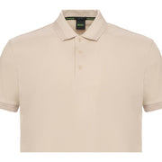BOSS Embroidered Logo Paddy Beige Polo Shirt