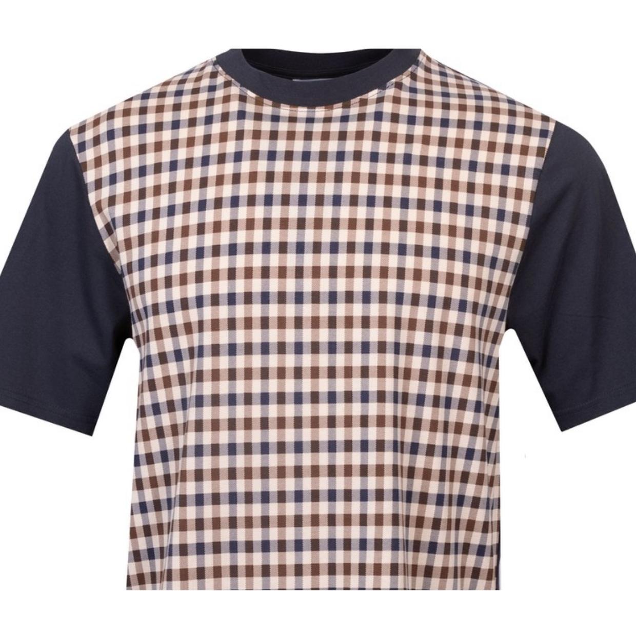 Aquascutum Active Side Club Check T-Shirt