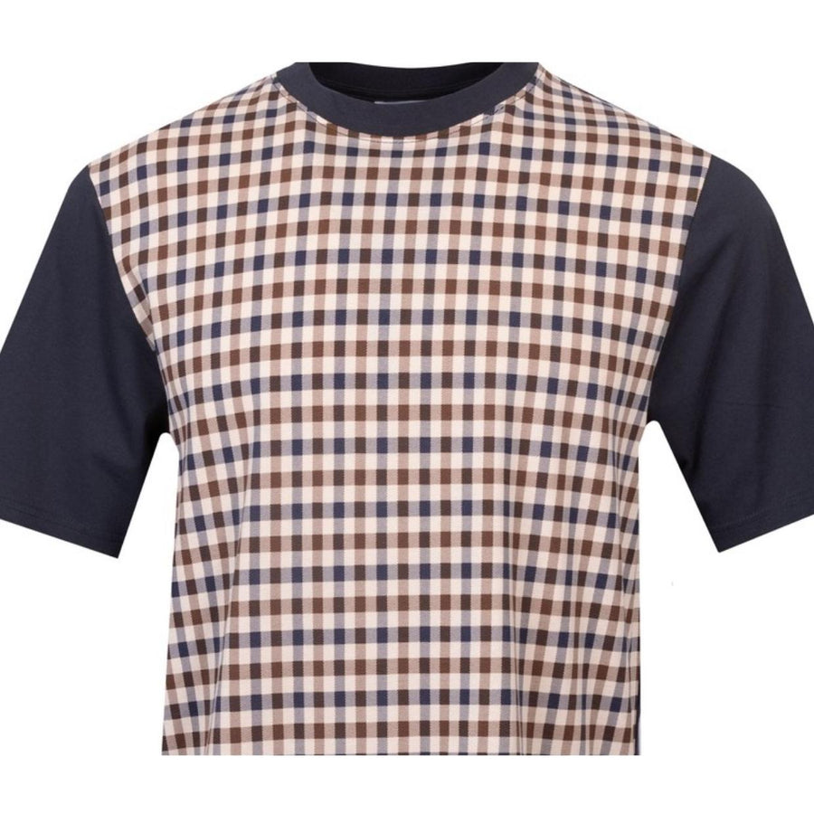 Aquascutum Active Side Club Check T-Shirt
