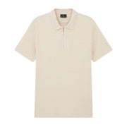 Paul Smith White Regular Fit Zip Polo Shirt