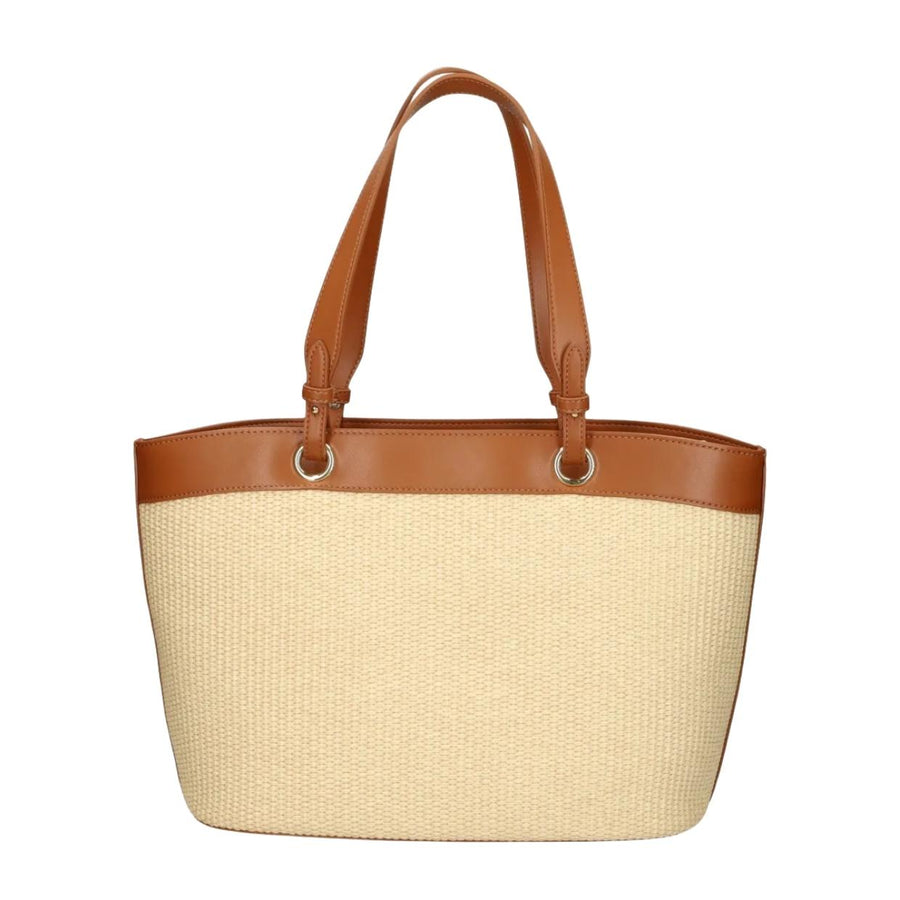 Love Moschino Straw Beige Shopper Bag
