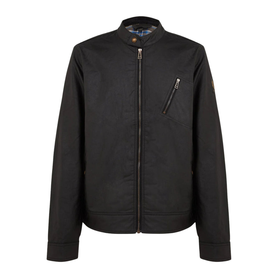 Belstaff Waxed Cotton Black Sideline Jacket
