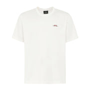 Paul Smith Embroidery Logo Oversized Fit White T-Shirt