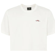 Paul Smith Embroidery Logo Oversized Fit White T-Shirt