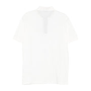 Emporio Armani Embroidered Eagle White Polo Shirt