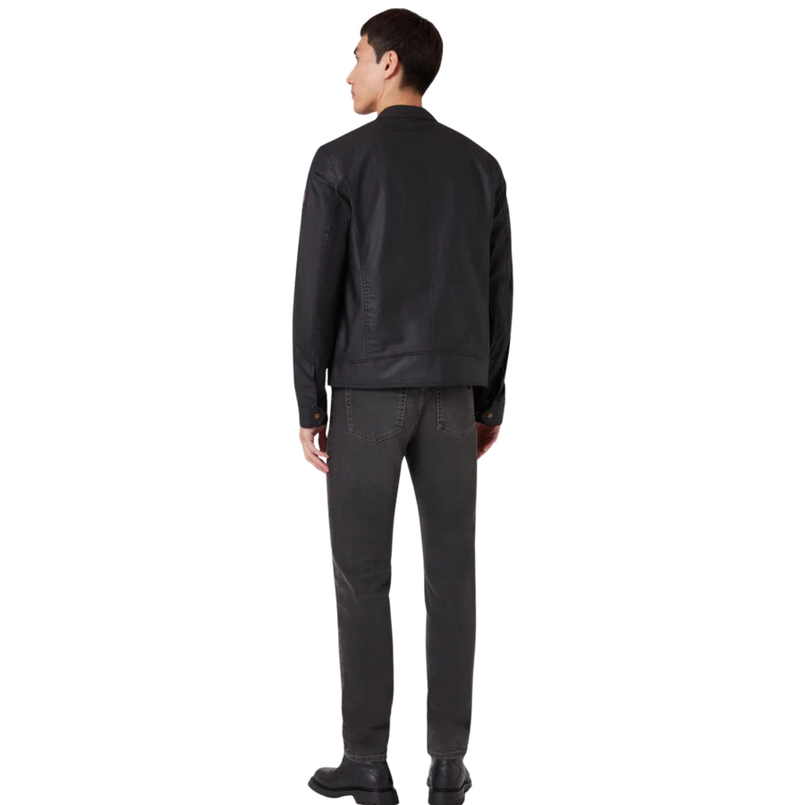 Belstaff Waxed Cotton Black Sideline Jacket