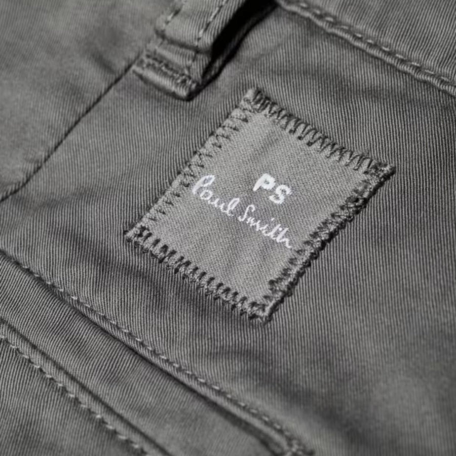 Paul Smith Organic-Cotton Grey Shorts