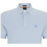 BOSS Passertip Slim Fit Light Blue Polo Shirt