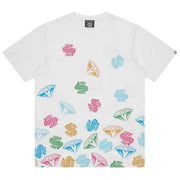 Billionaire Boys Club Diamonds & Dollars Jumble White T-Shirt