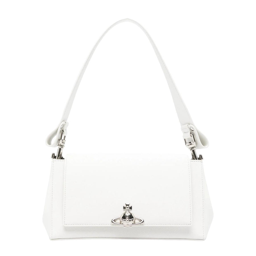 Vivienne Westwood Orb White Hazel Medium Handbag