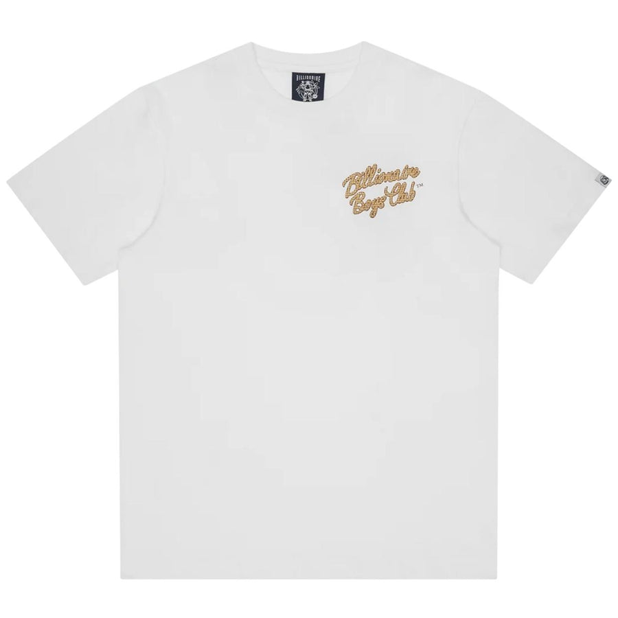 Billionaire Boys Club Script Logo White T-Shirt