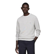 Tommy Hilfiger Structure Knit Light Grey Heather Crew Neck