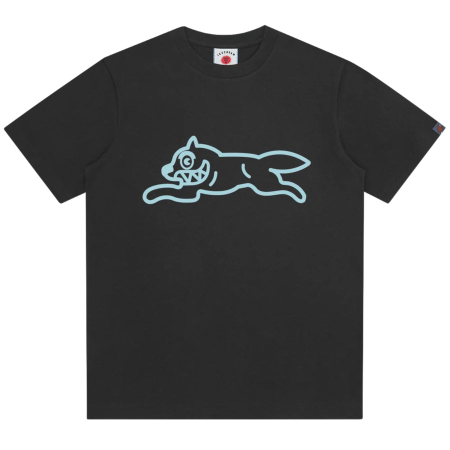ICECREAM Running Dog Black T-Shirt