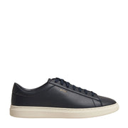BOSS Kieran Grained-Leather Dark Blue Trainers