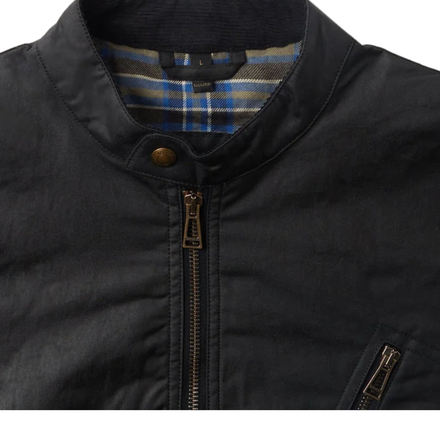 Belstaff Waxed Cotton Black Sideline Jacket