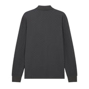 Paul Smith Regular Fit Long Sleeve Grey Polo Shirt