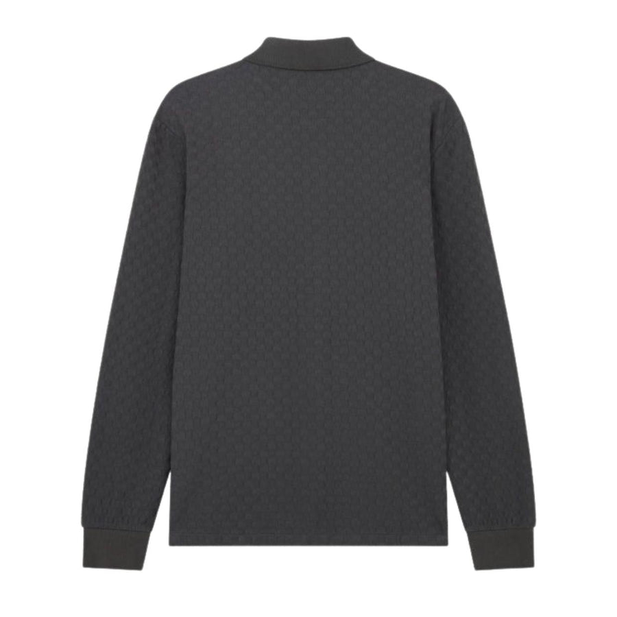 Paul Smith Regular Fit Long Sleeve Grey Polo Shirt