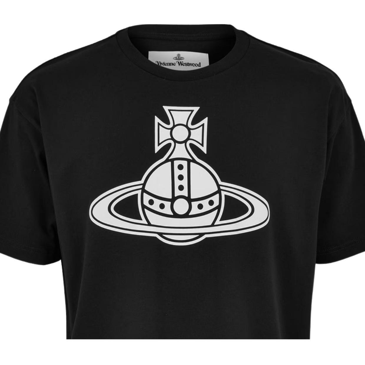 Vivienne Westwood Paris Orb Logo Black T-Shirt