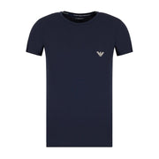 Emporio Armani Bodywear Logo Tape Navy T-Shirt