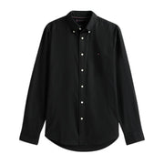 Tommy Hilfiger TH Flex Regular Fit Flannel Black Shirt