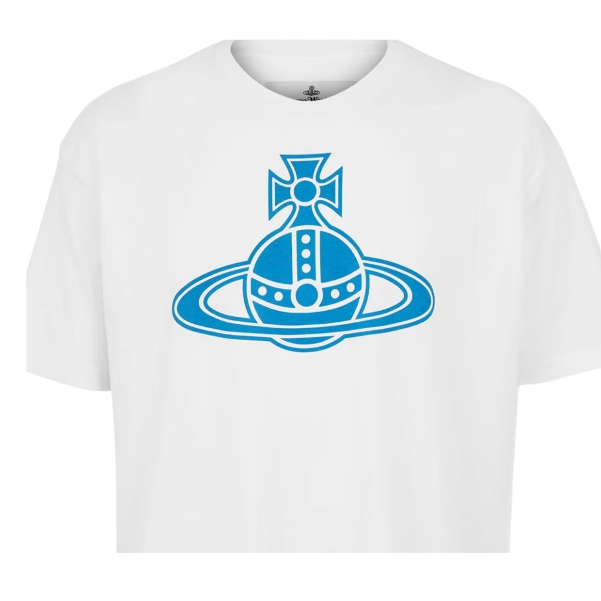 Vivienne Westwood Paris Orb Logo White T-Shirt