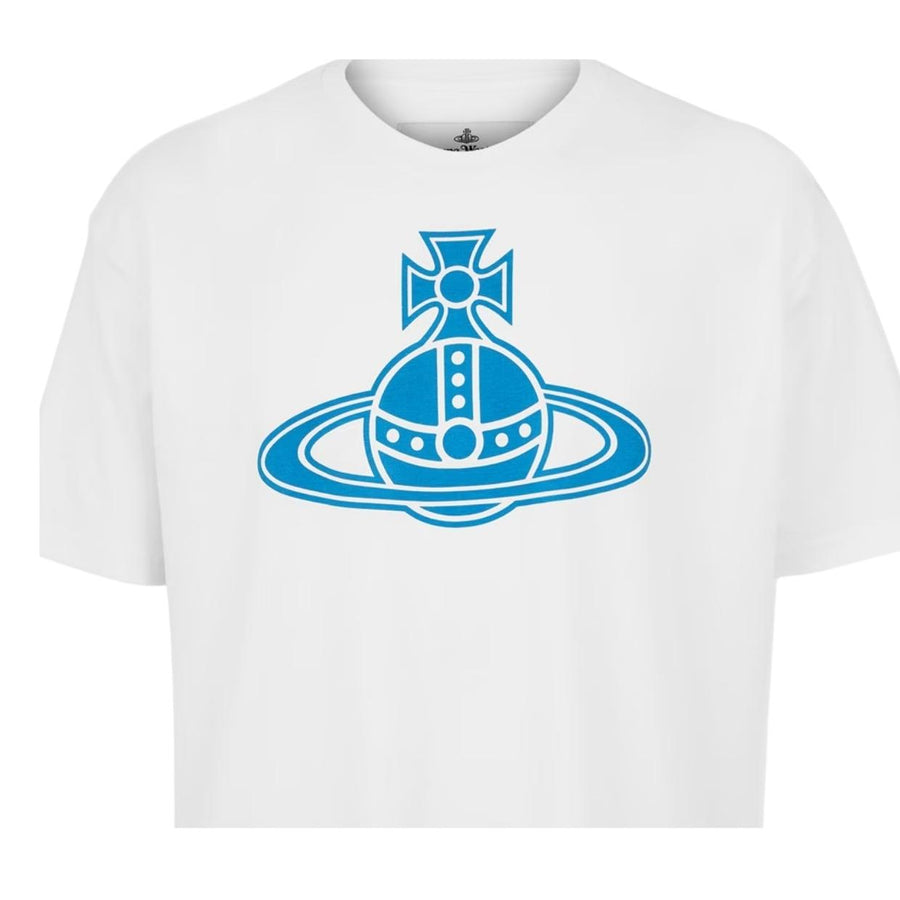 Vivienne Westwood Paris Orb Logo White T-Shirt