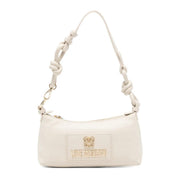 Love Moschino Gold-Tone Logo Knotted Strap Ivory Shoulder Bag