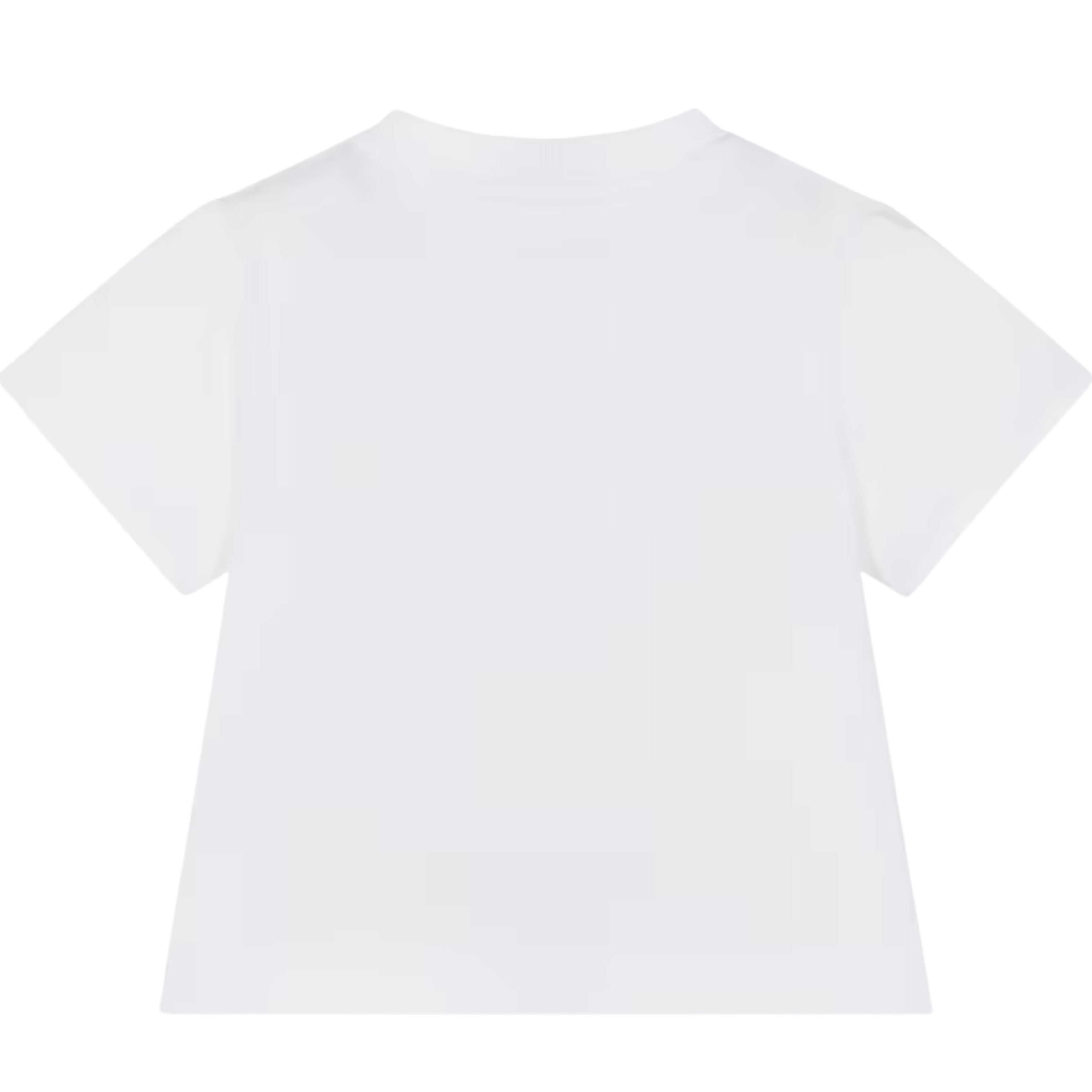 Moschino Baby Teddy Bear Cotton Jersey White T-Shirt