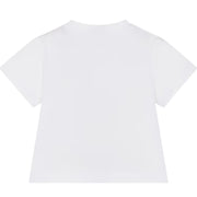 Moschino Baby Teddy Bear Cotton Jersey White T-Shirt
