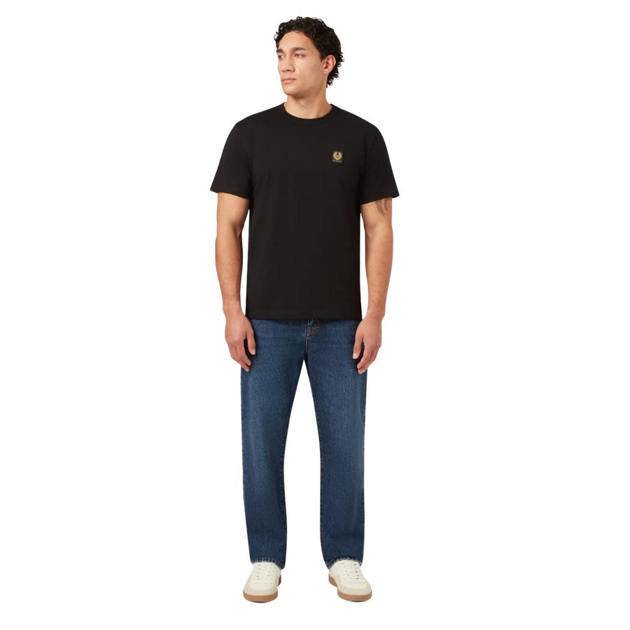 Belstaff Phoenix Logo Patch Black T-Shirt