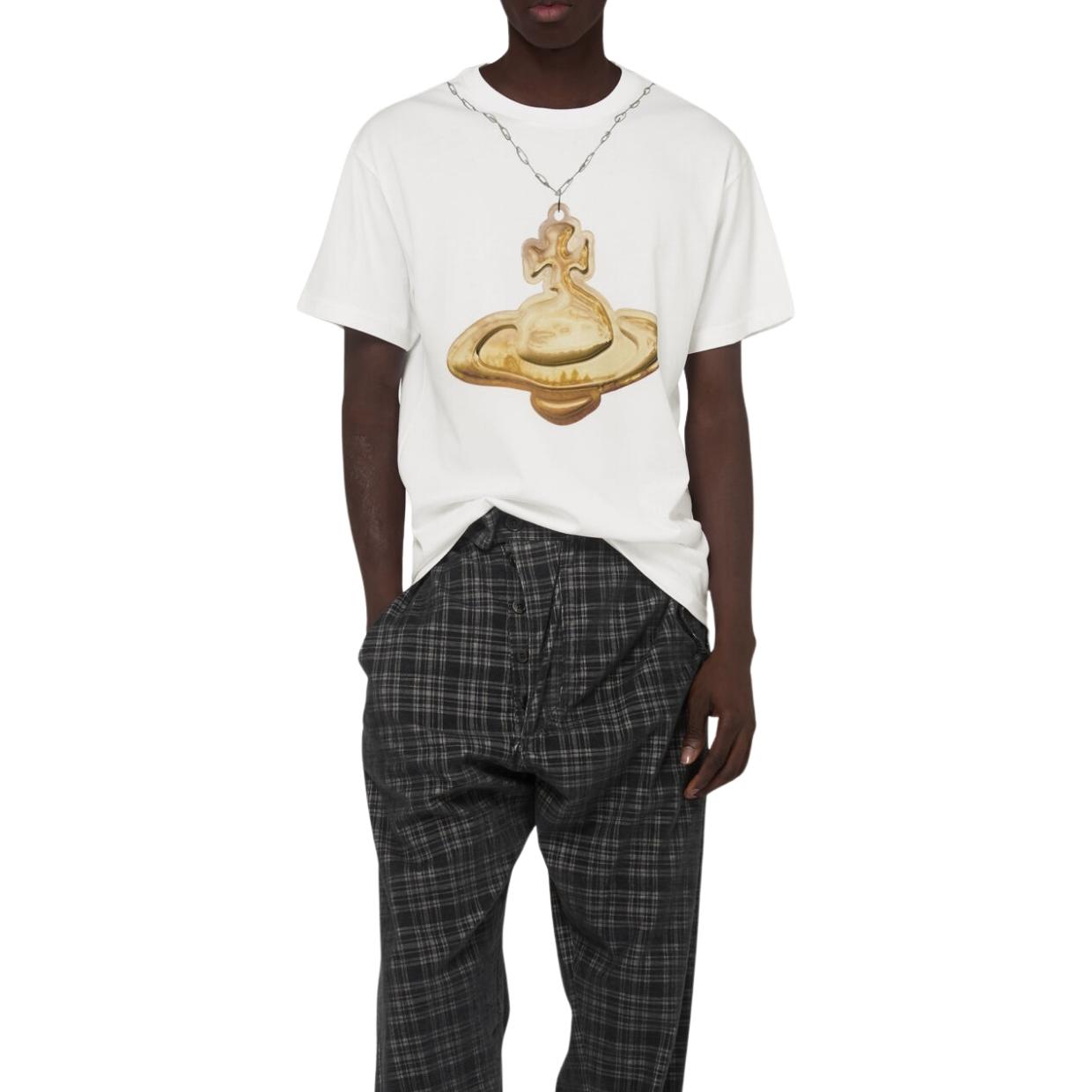 Vivienne Westwood Gold Orb White Classic T-Shirt