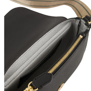 Emporio Armani Mini Black Logo Strap Crossbody Bag