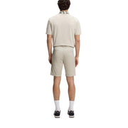 BOSS Slim Fit Stretch Cotton Light Beige Chino Shorts