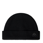 Moose Knuckles Black Trimble Beanie