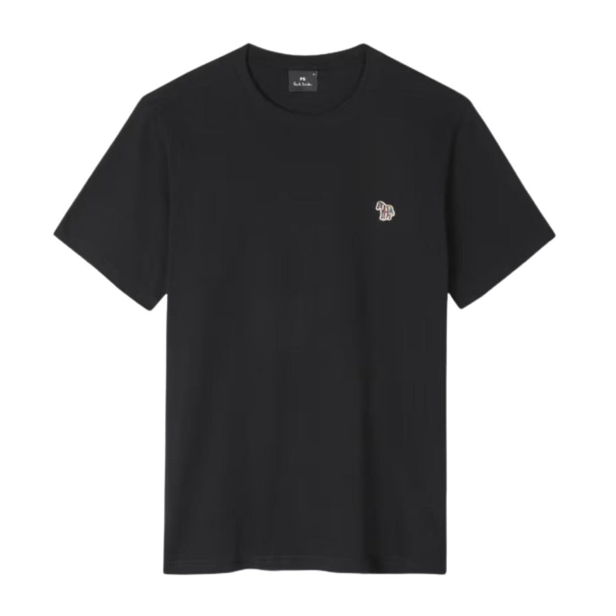 Paul Smith Zebra Logo Black Cotton T-Shirt
