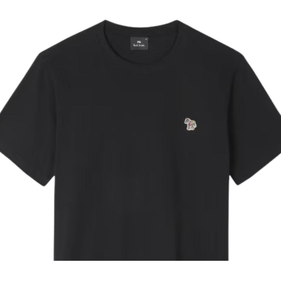 Paul Smith Zebra Logo Black Cotton T-Shirt