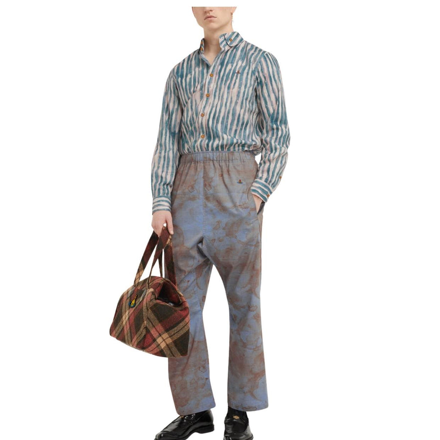 Vivienne Westwood 2 Button Krall Painted Stripes Shirt
