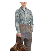 Vivienne Westwood 2 Button Krall Painted Stripes Shirt