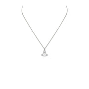 Vivienne Westwood Platinum White Ondina Pendant