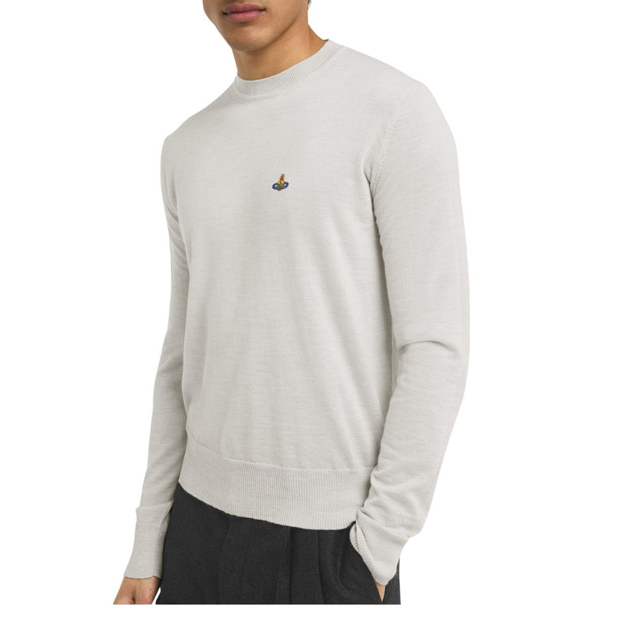 Vivienne Westwood Alex Grey Melange Merino Wool Sweater
