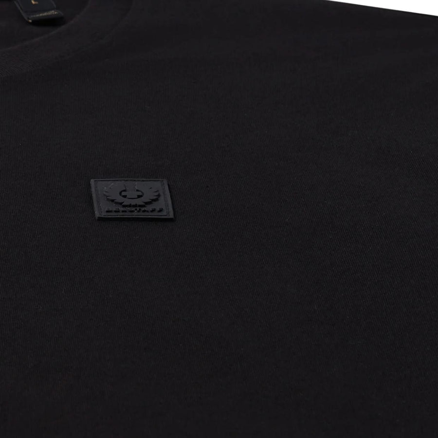 Belstaff Mercerised Cotton Steel Black T-Shirt