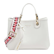 Emporio Armani Deer Print White Small Tote Bag