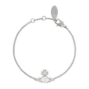 Vivienne Westwood Platinum White Ondina Bracelet