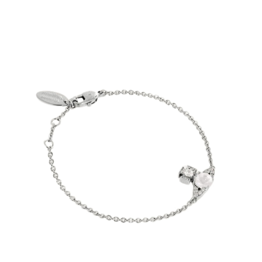 Vivienne Westwood Platinum White Ondina Bracelet