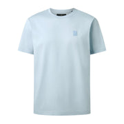Belstaff Mercerised Cotton Steel Sky Blue T-Shirt