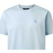 Belstaff Mercerised Cotton Steel Sky Blue T-Shirt