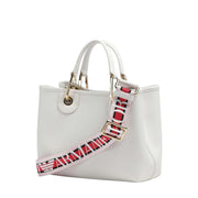 Emporio Armani Deer Print White Small Tote Bag
