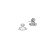 Vivienne Westwood Platinum White Ondina Earrings